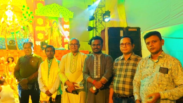 বোয়ালখালীতে বিনয়বাঁশী শিল্পীগোষ্ঠী কর্তৃক কার্তিক পূজা মন্