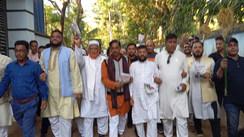 বোয়ালখালী পশ্চিম গোমদন্ডী এরশাদ উল্লাহ’র সমর্থনে  ব্যাপক গণস