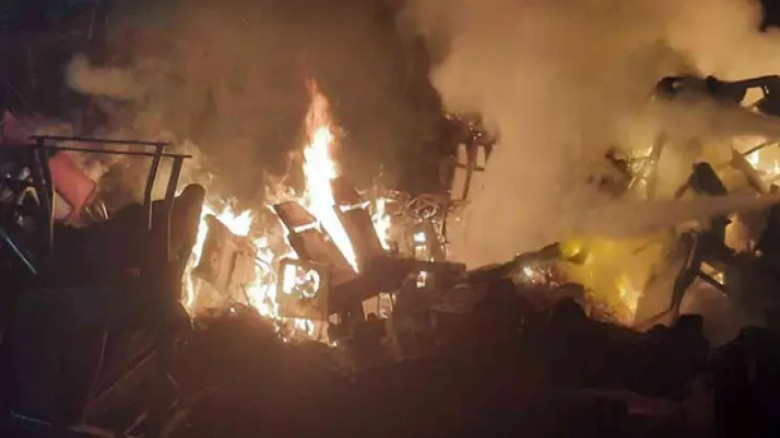 পাহাড়তলি রেলওয়ে ওয়ার্কশপে অগ্নিকাণ্ড