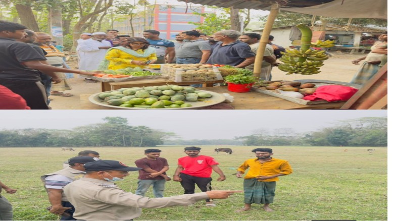 বোয়ালখালীতে পৃথক অভিযানে মাদক সহ বাজার মনিটরিং ও ব্যবসায়ীদে