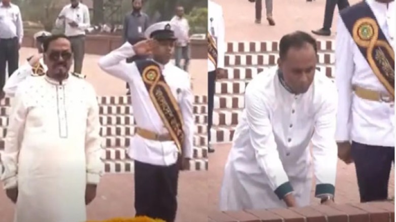 জাতীয় স্মৃতিসৌধে নবনির্বাচিত স্পিকার ও ডেপুটি স্পিকারের শ্রদ