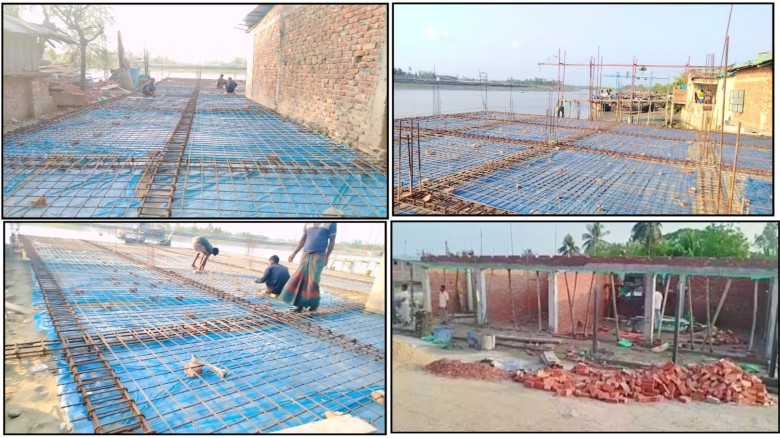 বাঁশখালীতে জলকদর খাল দখল করে পাকা ভবন নির্মাণ করা হিড়িক চলছে