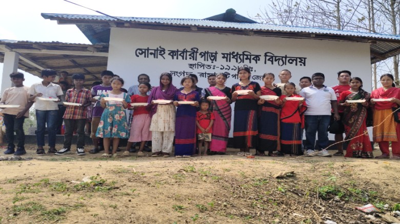 লংগদু সোনাই কার্বারী পাড়া মাধ্যমিক বিদ্যালয়ের উদ্যোগে এক বর্