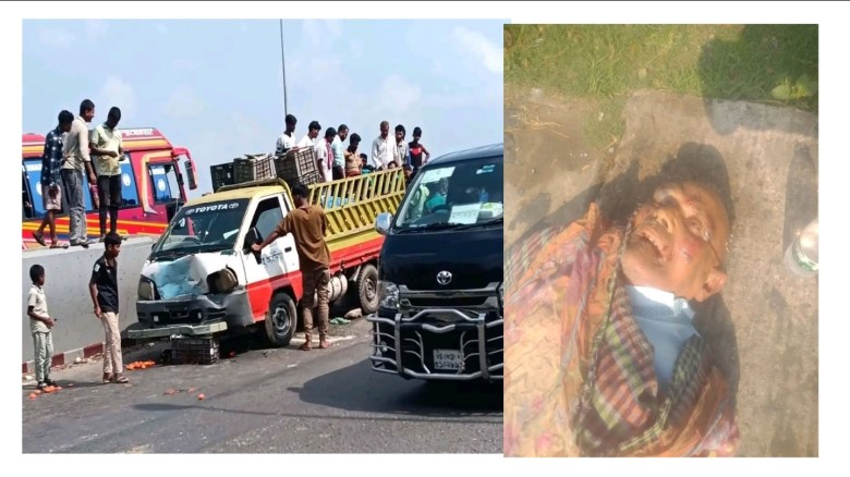 কর্ণফুলীতে পিকআপ-মোটরসাইকেল সংঘর্ষে বৃদ্ধ নিহত, ছেলে আহত