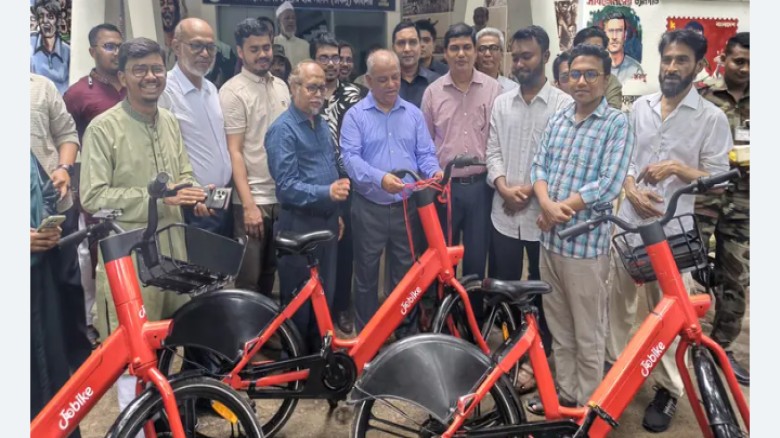 চট্টগ্রাম বিশ্ববিদ্যালয়ে পরীক্ষামূলকভাবে ১০টি জো বাইক চালু