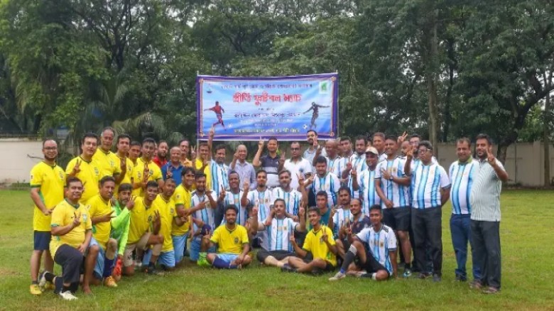 চট্টগ্রাম প্রেস ক্লাব-কোস্টগার্ডের ফুটবল ম্যাচে জয়ী ‘আর্জেন্