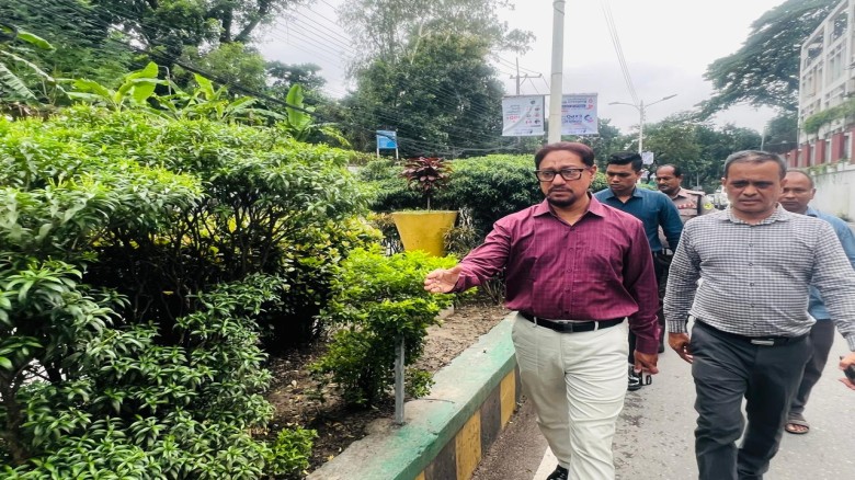 বিমানবন্দর থেকে মোহরার মিড আইল্যান্ড সাজবে সবুজে: মেয়র ডা. শ