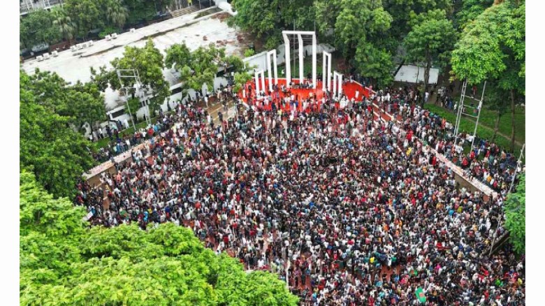 ফিরে দেখা ৩৪ জুলাই: শহীদ মিনার থেকে সরকার পতনের এক দফা ঘোষণা