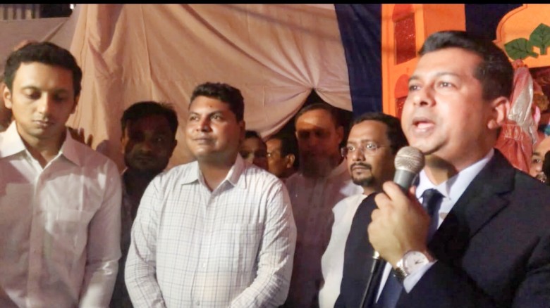 চট্টগ্রামের বাঁশখালীতে সার্বজনীন বুড়া কালী মন্দির পরিদর্শন ক