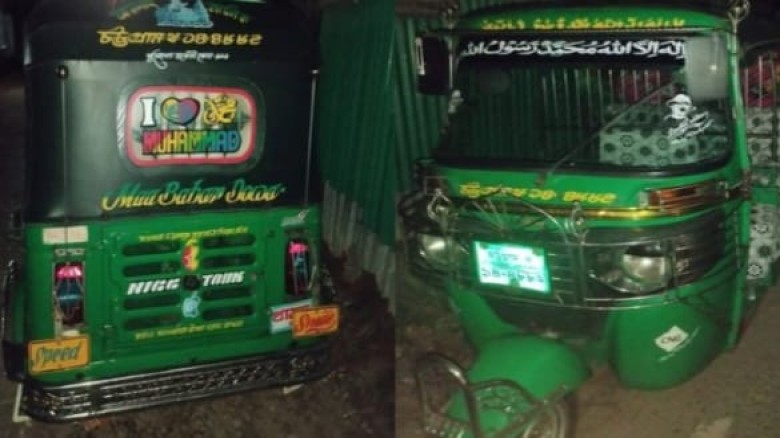 বাড়ির উঠান থেকে ভোররাতে  সিএনজি চুরি